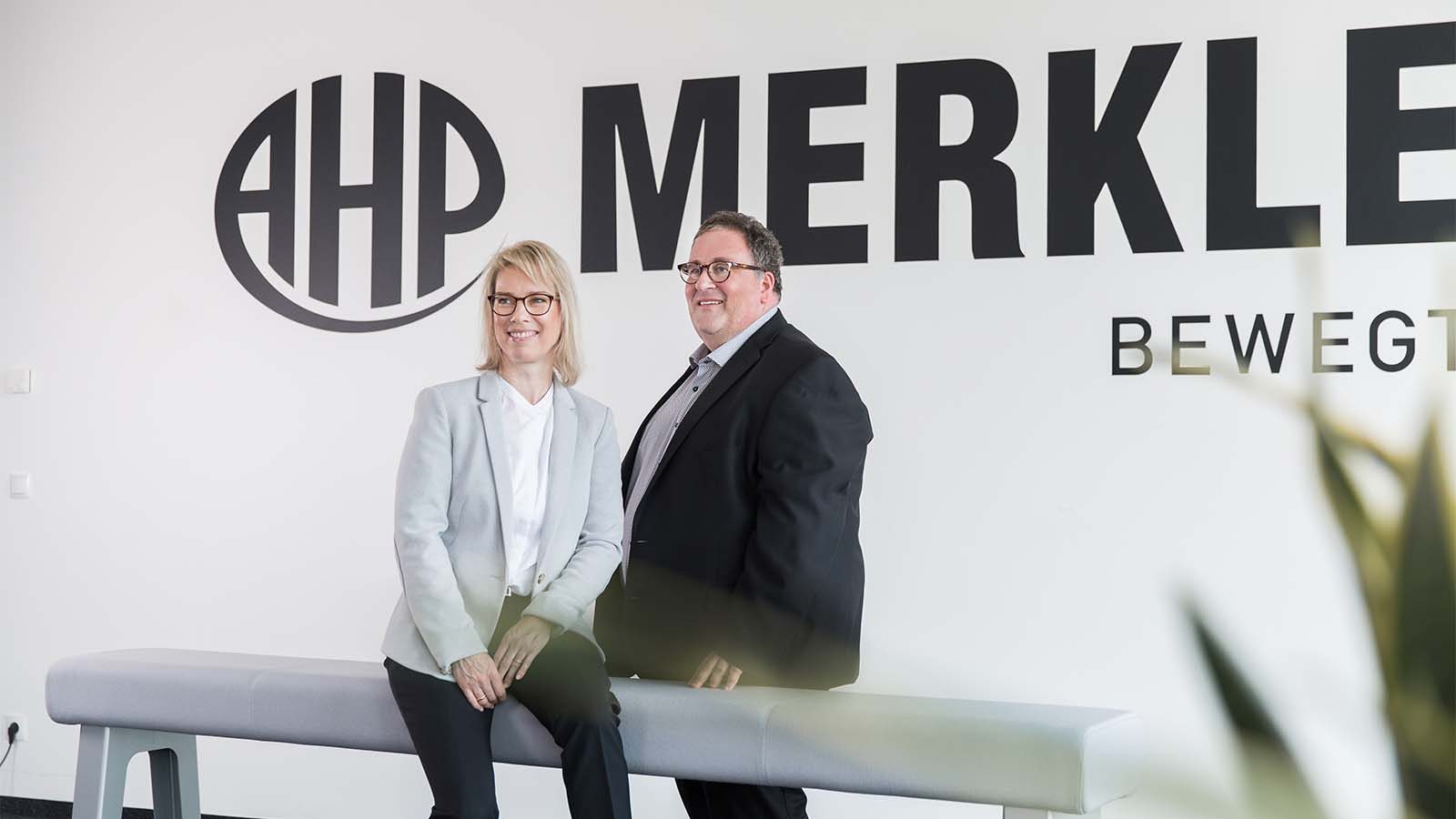 The two managing directors of the company, Katrin Merkle and Christen Merkle