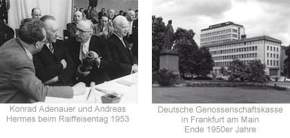 Adenauer and Hermes at the Raiffeisentag